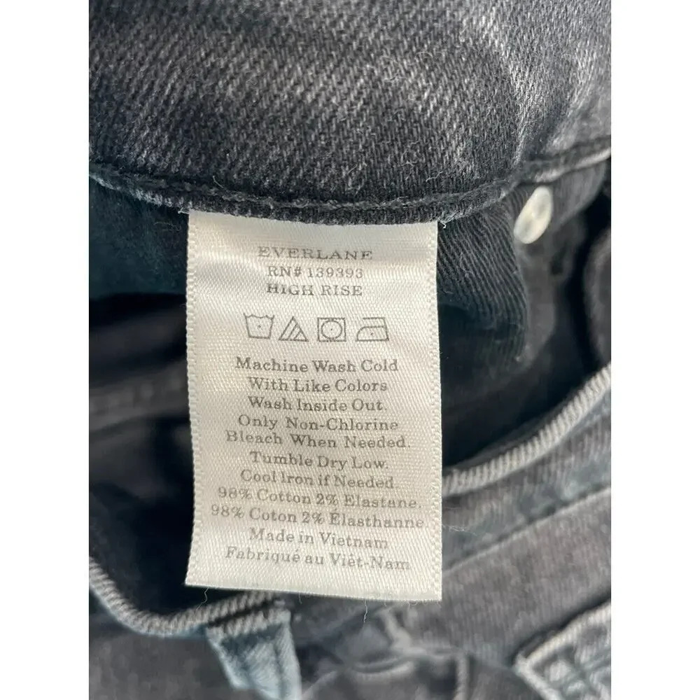 Everlane Womens Size 28 Jeans Gray High-Rise Skinny Denim Ankle - Picture 8 of 12